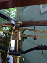 Load image into Gallery viewer, Antique Brass Encased Chemists Scales