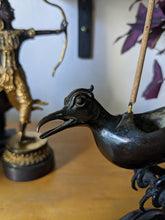 Load image into Gallery viewer, Meiji Japanese Koro Bonze of Perched Bird