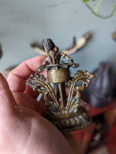 Load image into Gallery viewer, Antique Indian Bronze Candle Holder