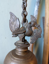 Load image into Gallery viewer, Antique Indian Hanging Bronze Deccan / Diya Oil Lamp