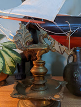 Load image into Gallery viewer, Antique Indian Bronze Deccan Oil Lamp