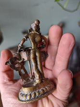 Load image into Gallery viewer, Antique Indian Bronze Candle Holder