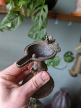 Load image into Gallery viewer, Antique Indian Bronze Diya Oil Lamp