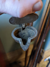 Load image into Gallery viewer, Antique Indian Hanging Bronze Deccan / Diya Oil Lamp