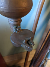 Load image into Gallery viewer, Antique Indian Hanging Bronze Deccan / Diya Oil Lamp