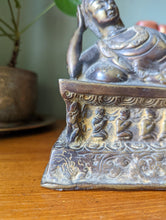 Load image into Gallery viewer, 19th century Thai Bronze Reclining Buddha Sculpture on Base