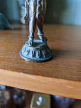 Load image into Gallery viewer, Antique Indian Dhokra Ware Brass Musician Statue