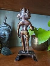 Load image into Gallery viewer, Vintage Thai Bronze Trimurti Statue