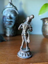 Load image into Gallery viewer, Antique Indian Dhokra Ware Brass Musician Statue