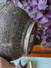 Load image into Gallery viewer, 19th Century Engraved Parsee Food Bowl