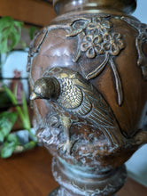 Load image into Gallery viewer, Pair Japanese Meiji Bronze Dragon Vases - 19th Century