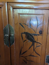 Load image into Gallery viewer, 19th Century Chinese Carved Butterfly Cabinet