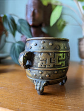 Load image into Gallery viewer, Chinese 18th/19th C Scholar’s Desk Censer Archaic Design Xuande Mark