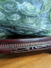 Load image into Gallery viewer, Carved Jade Go Players Under Apple Tree