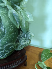 Load image into Gallery viewer, Carved Jade Go Players Under Apple Tree