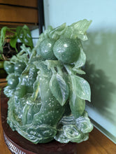 Load image into Gallery viewer, Carved Jade Go Players Under Apple Tree