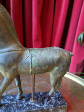 Load image into Gallery viewer, Ancient Greek Olympia Bronze Horse Statue