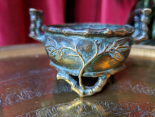 Load image into Gallery viewer, Antique Chinese Bronze Bamboo Effect Censer