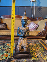 Load image into Gallery viewer, Large Gilt Bronze Thai thephanom Statue