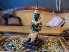 Load image into Gallery viewer, Large Gilt Bronze Thai thephanom Statue