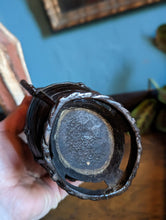 Load image into Gallery viewer, Antique Japanese Bronze Basket Vase