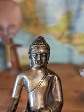 Load image into Gallery viewer, Vintage Tibetan Gold Gilded Cast Statue of Buddha