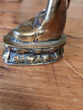 Load image into Gallery viewer, Vintage Tibetan Gold Gilded Cast Statue of Buddha