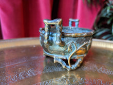 Load image into Gallery viewer, Antique Chinese Bronze Bamboo Effect Censer
