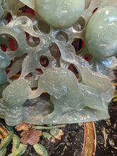 Load image into Gallery viewer, Vintage Carved Jade - Dogs Under Apple Tree