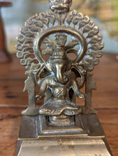 Load image into Gallery viewer, Small Indian Brass Statue of Hindu Deity Ganesh