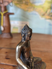 Load image into Gallery viewer, Vintage Tibetan Gold Gilded Cast Statue of Buddha