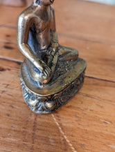 Load image into Gallery viewer, Vintage Tibetan Gold Gilded Cast Statue of Buddha