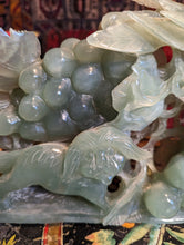 Load image into Gallery viewer, Vintage Carved Jade - Dogs Under Apple Tree