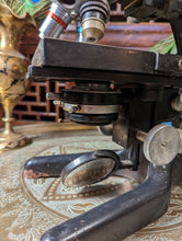 Load image into Gallery viewer, Antique J Smith Binomax Disecting Microscope