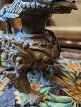 Load image into Gallery viewer, Antique Tibetan Bronze Foo Dog Figurine