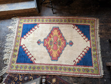Load image into Gallery viewer, 7'1"x4'6" Vintage Turkish Hand Knotted Wool Konya Rug - 217 x 137