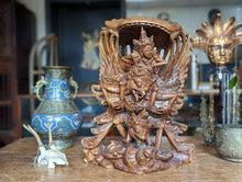 Load image into Gallery viewer, Large Balinese Statue Of Vishnu and Garuda