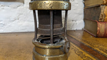 Load image into Gallery viewer, Antique Patterson A1 Brass Miners Safety Lamp