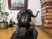 Load image into Gallery viewer, Meiji period Japanese elephant and tigers C1880