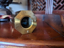 Load image into Gallery viewer, Antique Brass Cross Staff - Scientific Instrument