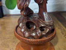 Load image into Gallery viewer, Early 20thC Chinese Rosewood Carving - Shouxing Shou Xing