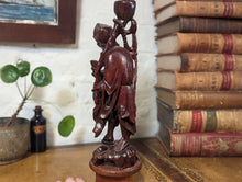 Load image into Gallery viewer, Early 20thC Chinese Rosewood Carving - Shouxing Shou Xing