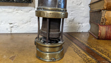 Load image into Gallery viewer, Antique Patterson A1 Brass Miners Safety Lamp