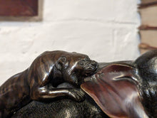 Load image into Gallery viewer, Meiji period Japanese elephant and tigers C1880