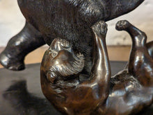 Load image into Gallery viewer, Meiji period Japanese elephant and tigers C1880