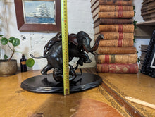 Load image into Gallery viewer, Meiji period Japanese elephant and tigers C1880