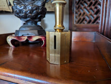Load image into Gallery viewer, Antique Brass Cross Staff - Scientific Instrument