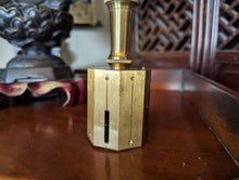 Load image into Gallery viewer, Antique Brass Cross Staff - Scientific Instrument