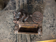 Load image into Gallery viewer, Antique Swiss Black Forest Bear Desk Tidy