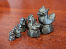 Load image into Gallery viewer, Set of 18thC. Burmese Cockerel Opium Weights
